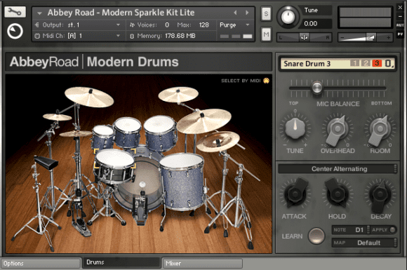 NI Abbey Road Modern Drums Sparkle Kit