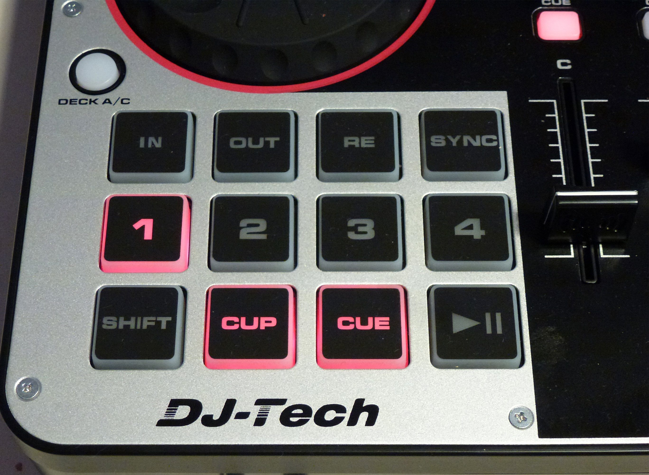DJ Tech 4-Deck DJ Mixer/Controller (4MIX) 