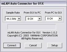 Der mLAN Auto Connector hilft beim I/O Setup