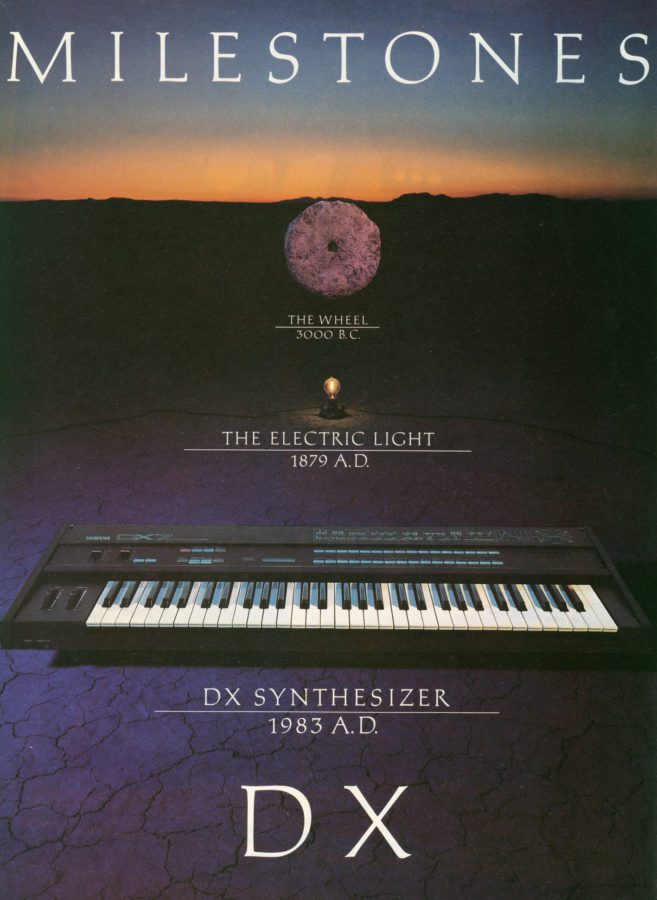 Yamaha DX7 Anzeige von 1983