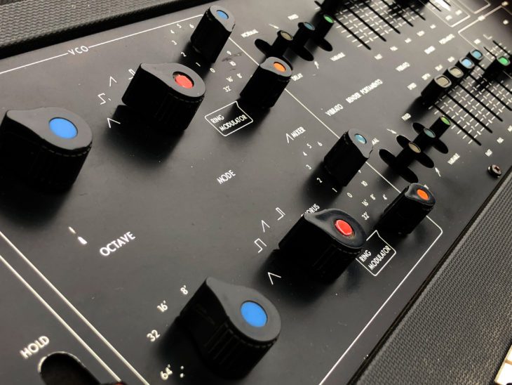 Maxi-Korg 800DV Synthesizer (1975) Knöpfe