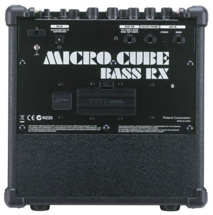 -- Rückseite des Microcube RX Bass --