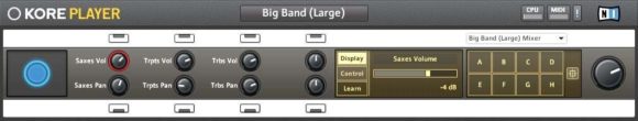 Big Band Ensemble mit erweiterten Mixmöglichkeiten