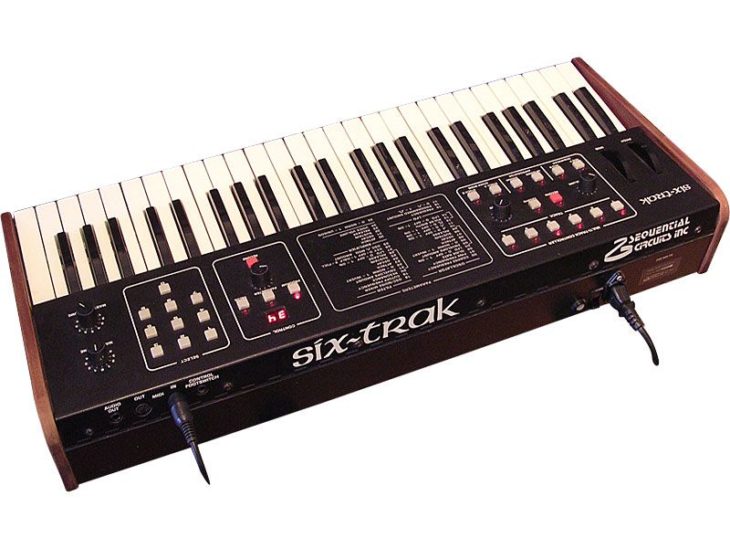 Sequential Circuits Six-Trak Synthesizer Komplettansicht
