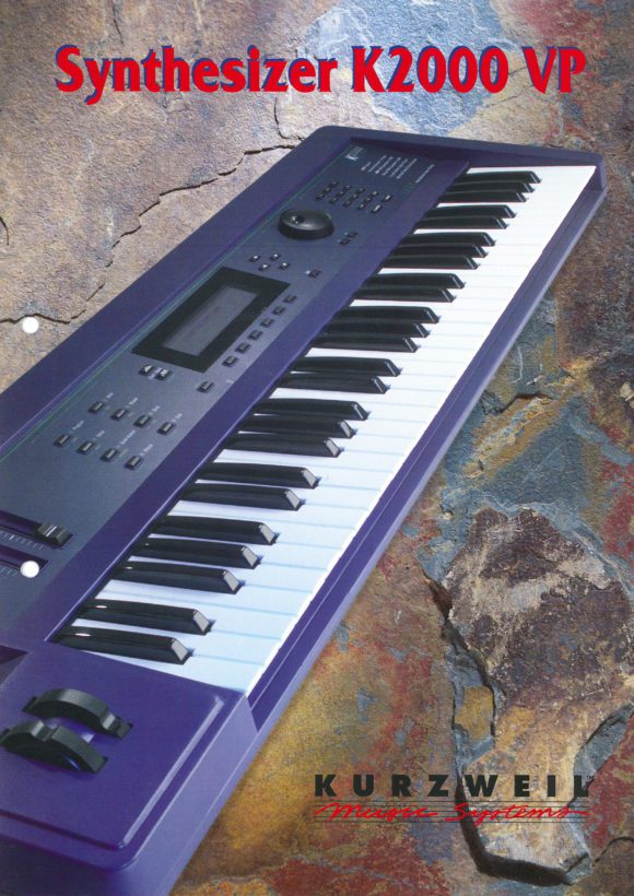 Kurzweil Sampler-Synthesizer Prospekt
