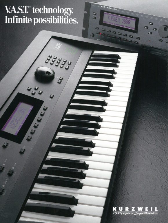 Kurzweil Sampler-Synthesizer Werbemotiv