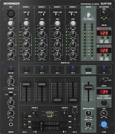 -- Behringer Pro Mixer DJX750 --