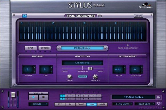 Time Designer - eine komplett neue Sektion im Stylus RMX