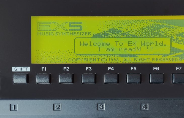 Yamaha EX7, EX5, EX5R Synthesizer