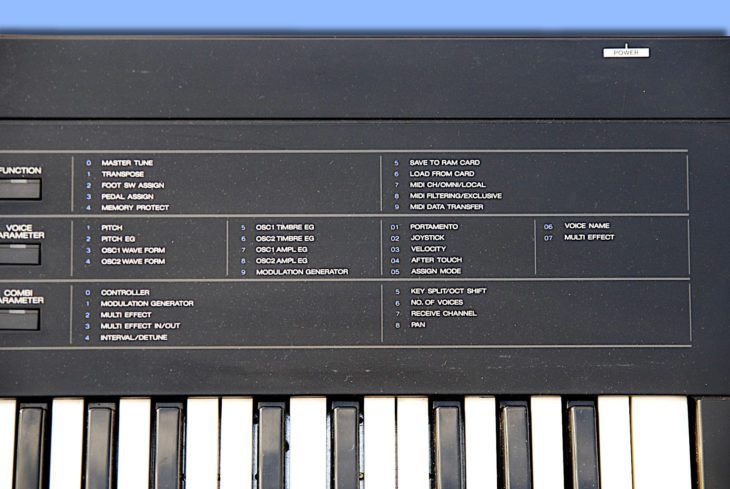 Korg DS-8 und Korg 707 FM-Synthesizer Parameter
