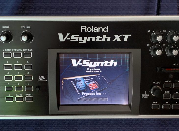 Roland V-Synth XT Harmonizer Screen