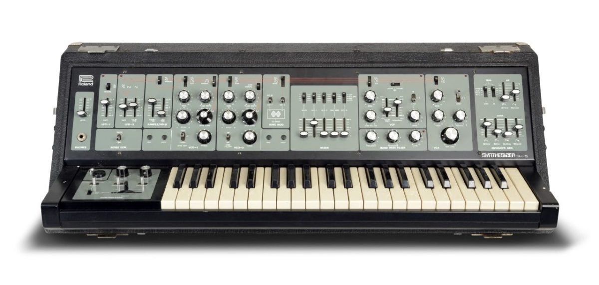 roland sh-5 analog synthesizer