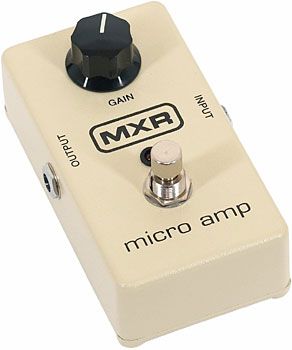 -- Pustet das Signal an - MXR Micro Amp --