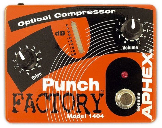-- High-End Compressor im Treterformat - Aphex Punch Factory --