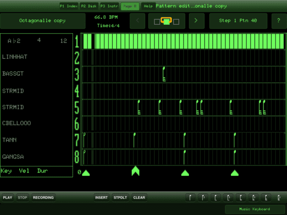 Fairlight Pro - Page R - Sequencer