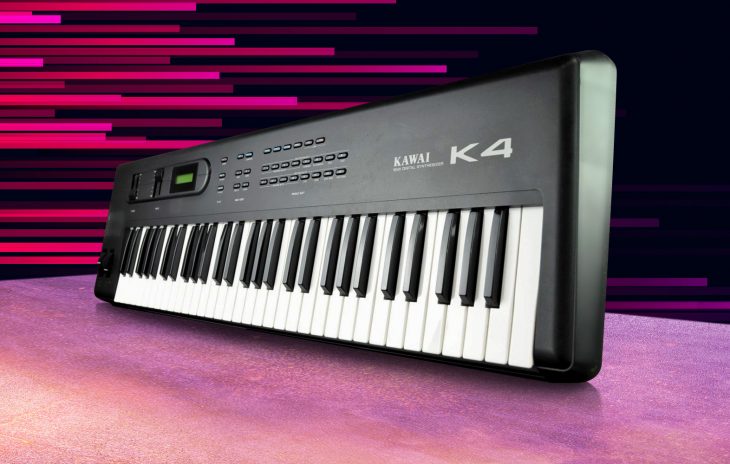 Kawai K4, K4R Synthesizer seitlich Designstudie