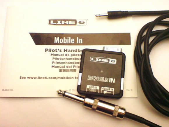 Line6 Mobile In, Kabel, Handbuch