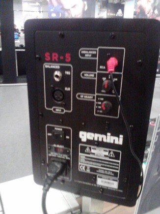 Gemini - GR5 Monitor - Anschlüsse