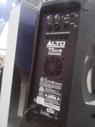 Alto TS112 W - Wireless P.A. - Anschlüsse
