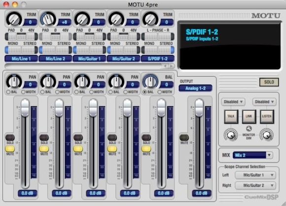 Cue Mix Software