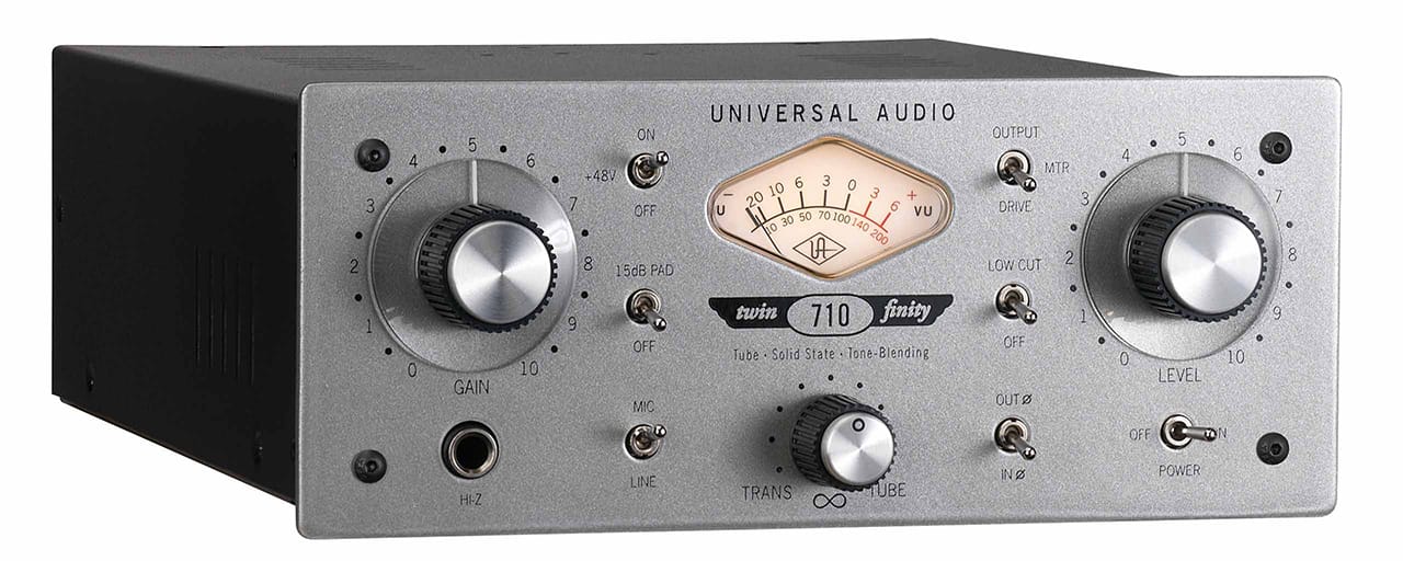 universal audio 710 twin finity test des vintage preamps