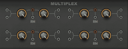 Multiplex: Kleine Mischer mit Modulationseingang ("RM") für Ring- und Amplitudenmodulationen.