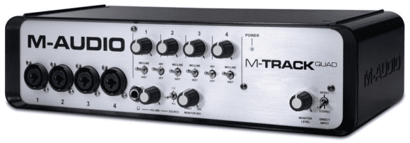 M-Audio M-Track Quad Front 1