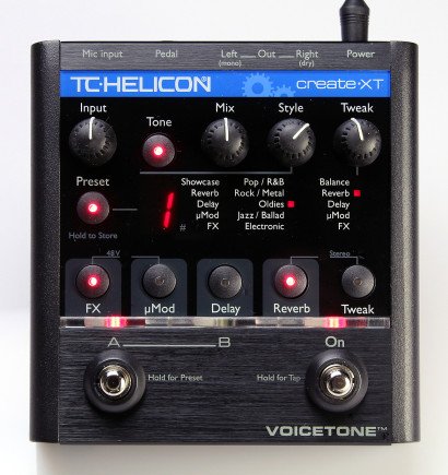 TC-Helicon Voicetone Create XT Effektpedal für Sänger