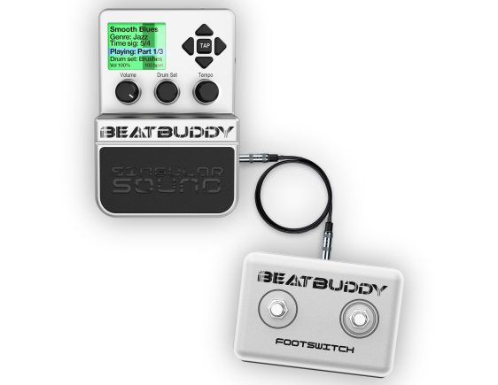 BeatBuddy Attached To Footswitch