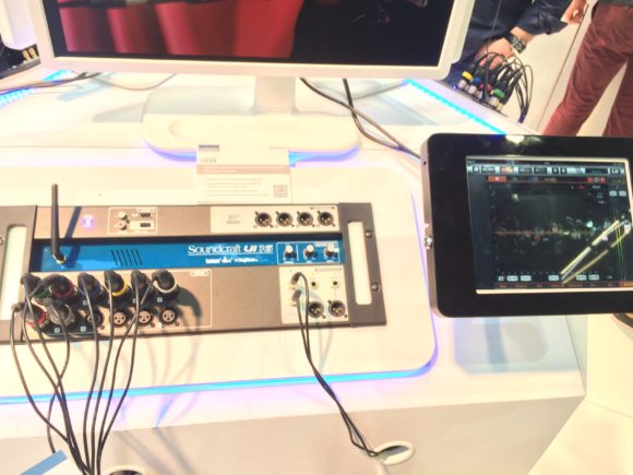 Das Soundcraft Ui16 mit iPad steuerung
