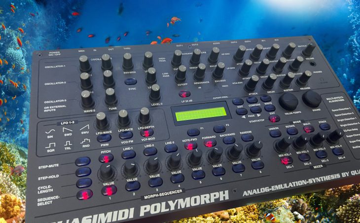 Quasimidi Polymorph, Synthesizer & Groovebox unter Wasser