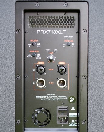 PRX 718XLF Rückseite