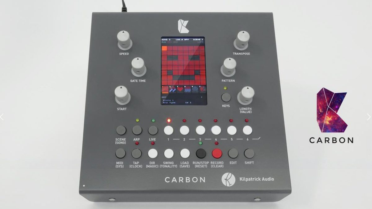 ein interessanter step sequencer von kilpatrick audio ist carbon
