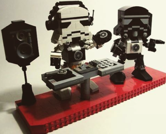 Lego Stormtrooper DJ