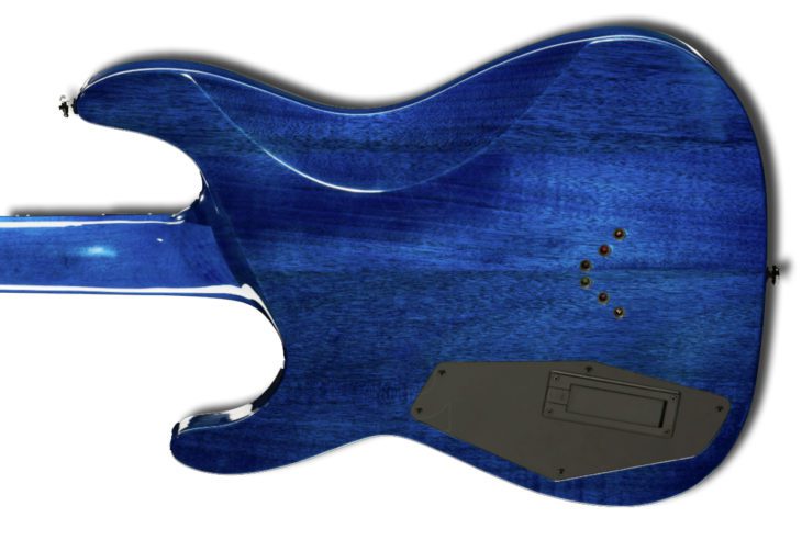 Dean Guitars Custom 450 Flame Top backside