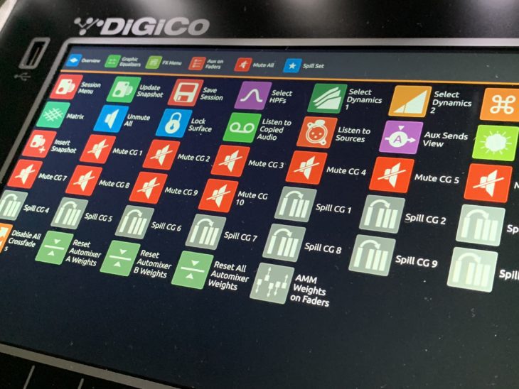 DiGiCo S21 Digitalpult-Macros