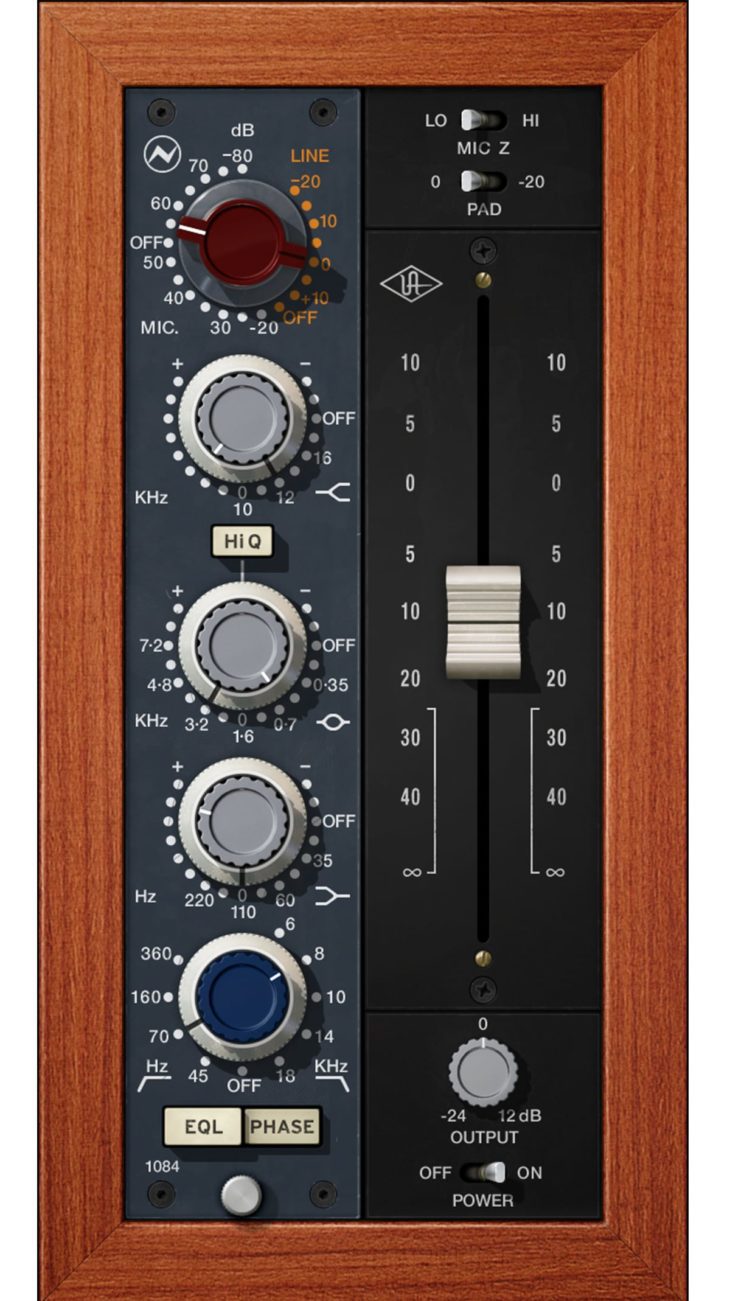uad neve 1084 preamp eq