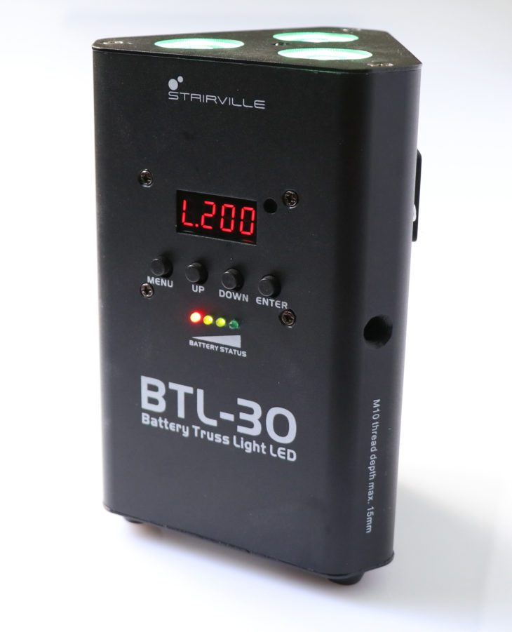 Test: Stairville BTL-30 Battery Truss Light LED Test: Stairville BTL-30 Battery Truss Light LED Test: Stairville BTL-30 Battery Truss Light LED