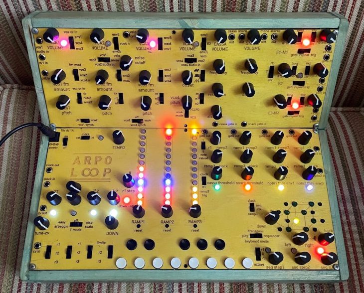 lep arpoloop synthesizer groovebox led