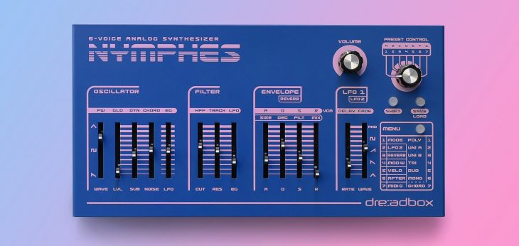 dreadbox nymphes polyphone analog synthesizer