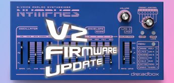 Dreadbox Nymphes V2, Firmware-Update des polyphonen Synthesizers