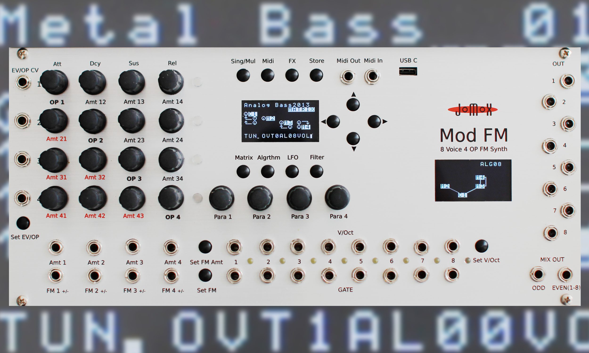 jomox mod fm eurorack fm-synthesizer