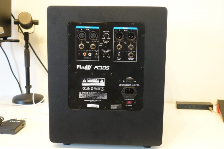 fluid audio fc10s subwoofer test
