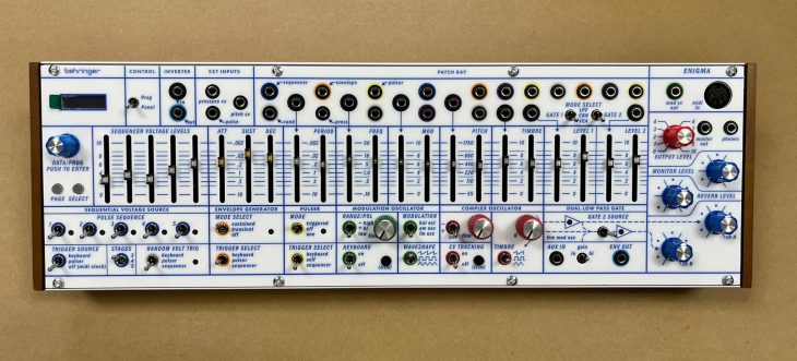 behringer enigma synthesizer prototyp top