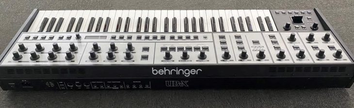 behringer ub-x synthesizer prototyp rear