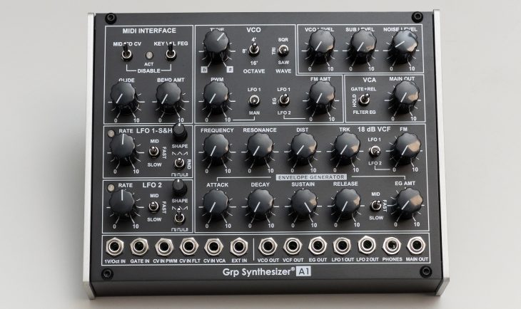 grp synthesizer a1 semi modular eurorack top