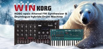 Gewinnspiel: KORG opsix Synthesizer & drumlogue Drum Machine