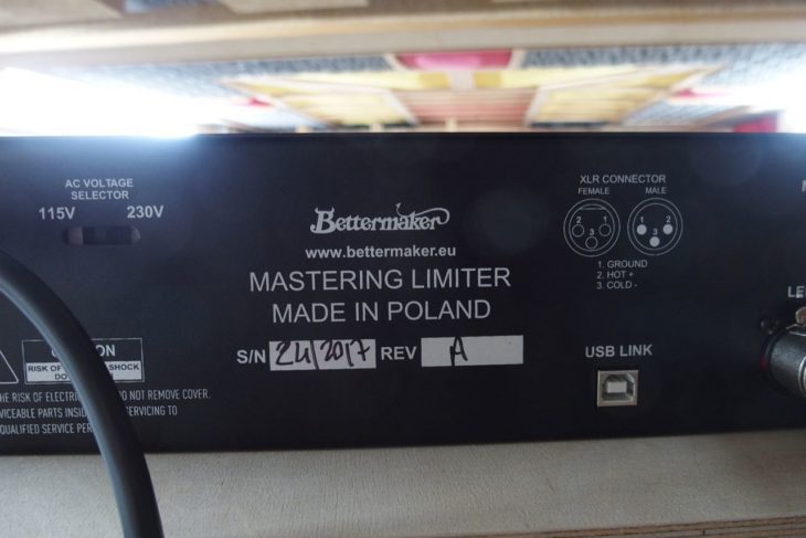 Bettermaker Mastering Limiter 016