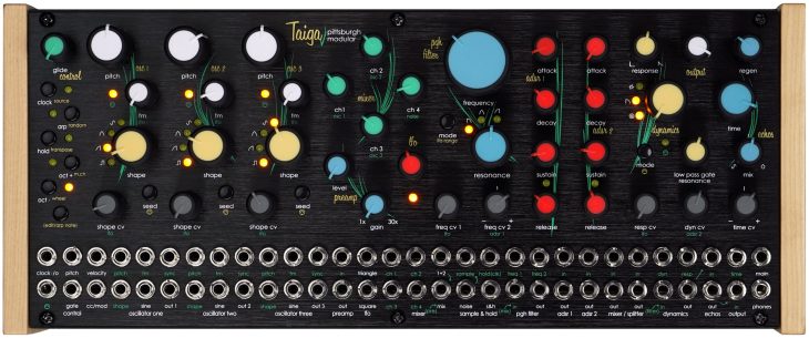 pittsburgh modular taiga semi modular paraphonic analoge synthesizer