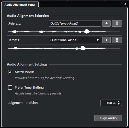 Steinberg Cubase Pro 10 - Audio Alignment